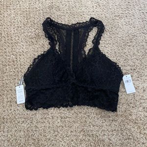 Aerie Black Racerback Bralette - Small